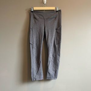 Lululemon Speed Up Crop (21") Heathered Black Size 6